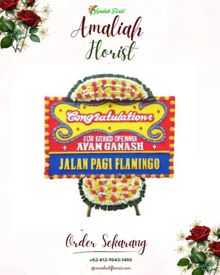 Sewa Papan Bunga Tampekan
